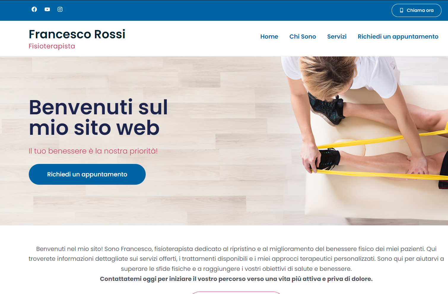 One Page per Fisioterapista