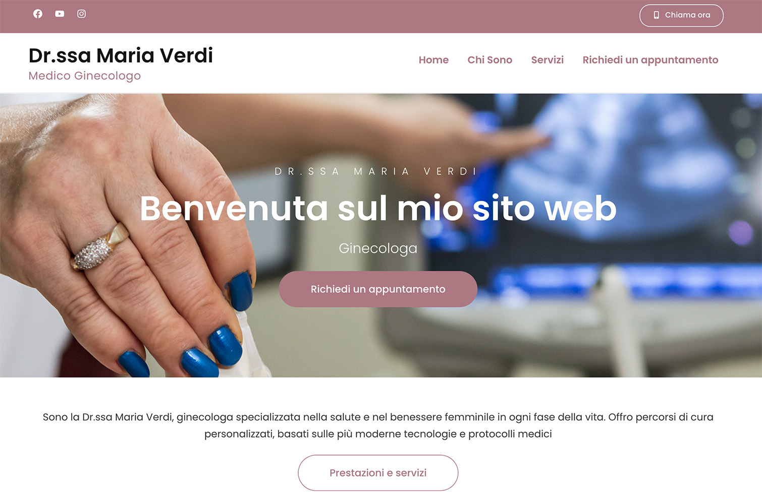 One Page per Ginecologo